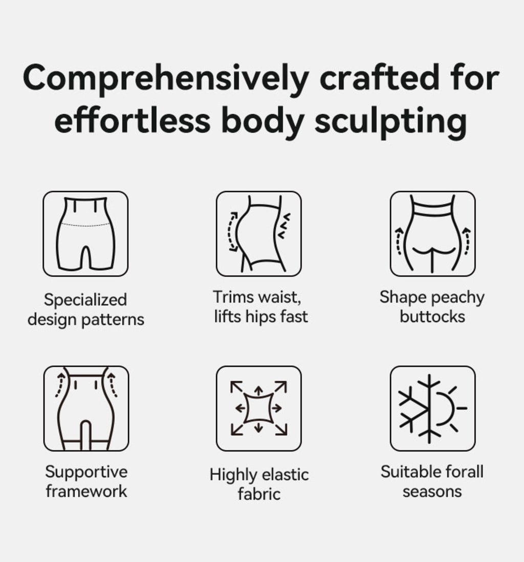 Kakapeople Women's Tummy Control Shaper Shorts